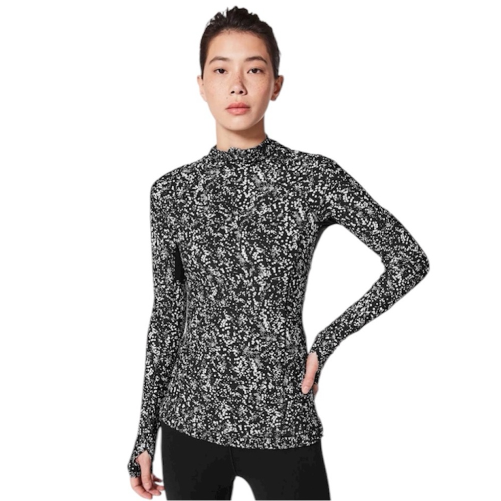 Lululemon Women’s Water Bound Hoodie in Chirasu Black / White Size 2
